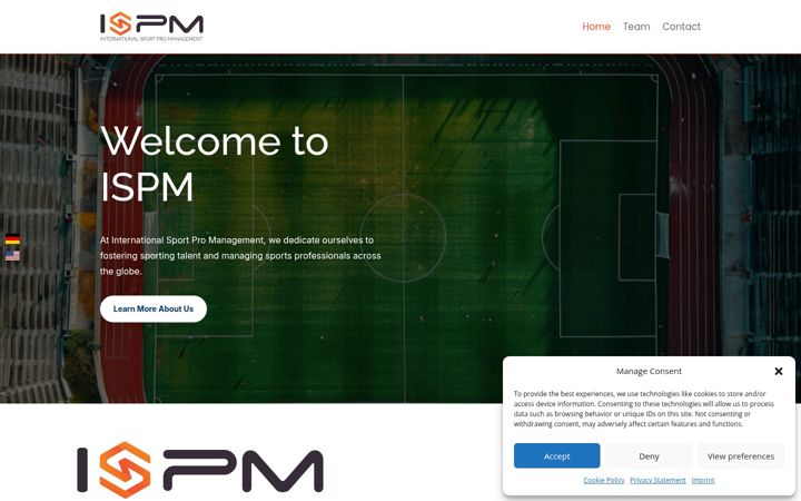 Screenshot of ispm.at