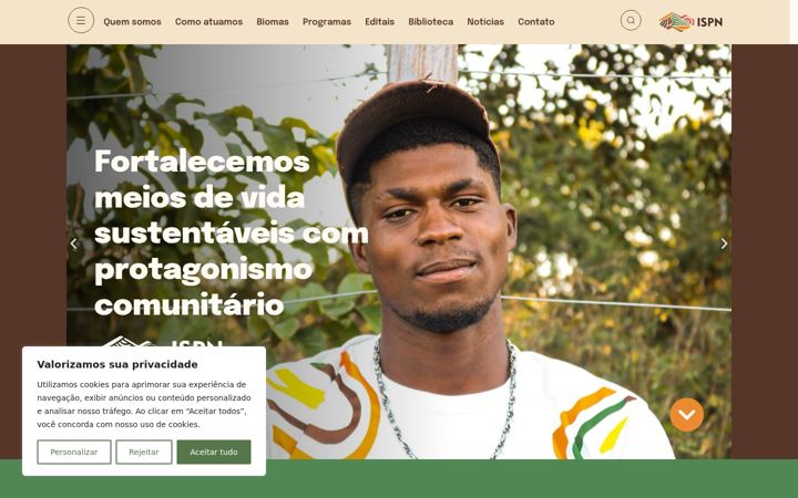 Screenshot of ispn.org.br