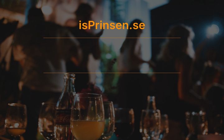 Screenshot of isprinsen.se