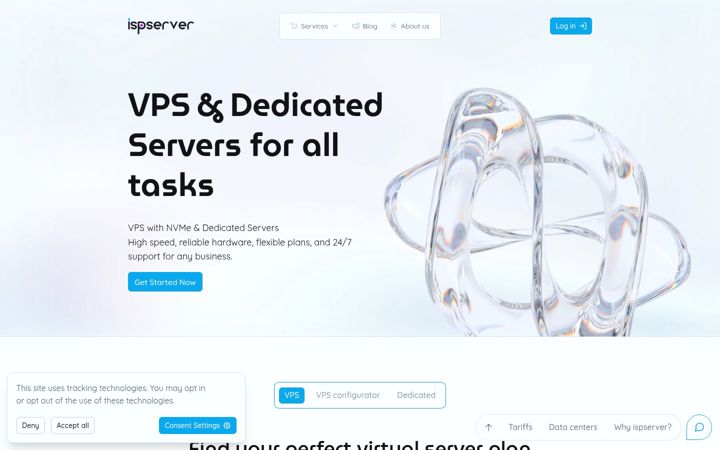 Screenshot of ispserver.com