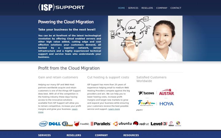 Screenshot of ispsupport.com