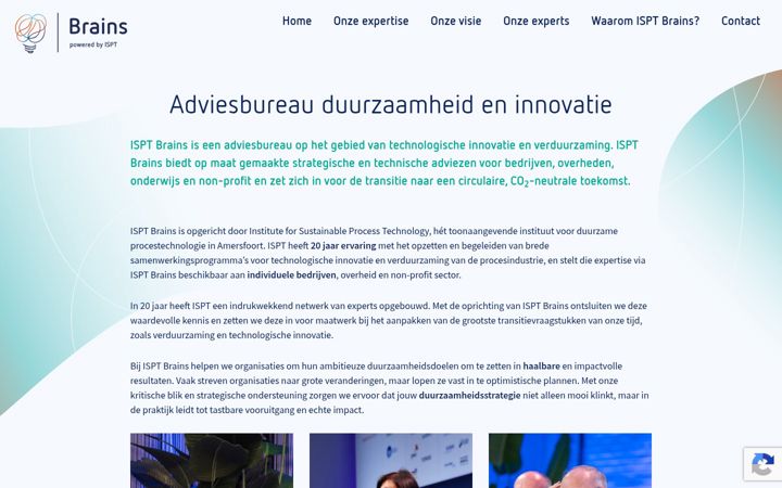 Screenshot of ispt-brains.eu