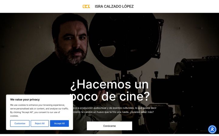 Screenshot of isracalzadolopez.com