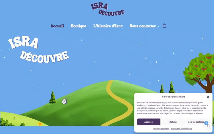 Screenshot of isradecouvre.com