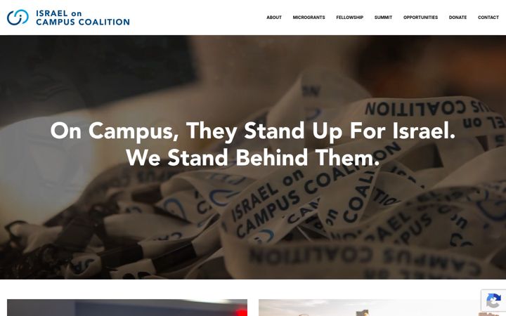 Screenshot of israelcc.org