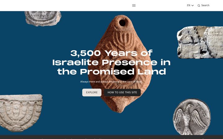 Screenshot of israelintheirland.com