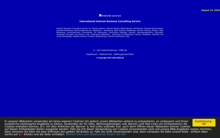 Screenshot of isrh.de