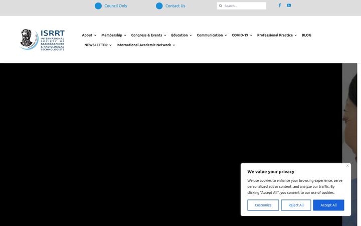 Screenshot of isrrt.org