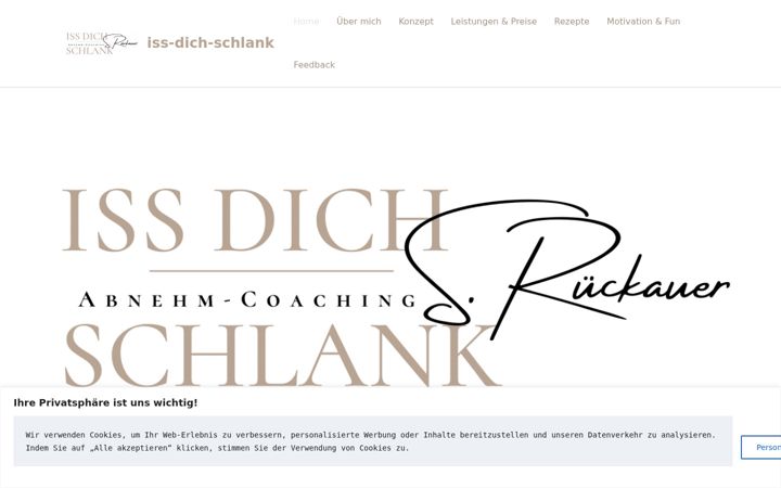Screenshot of iss-dich-schlank.de
