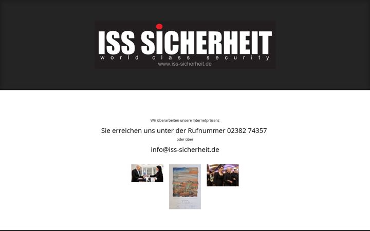 Screenshot of iss-sicherheit.de