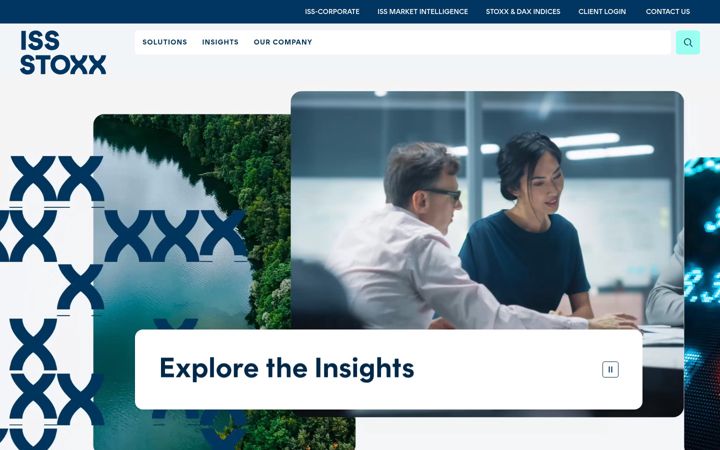 Skjermbilde av iss-stoxx.com