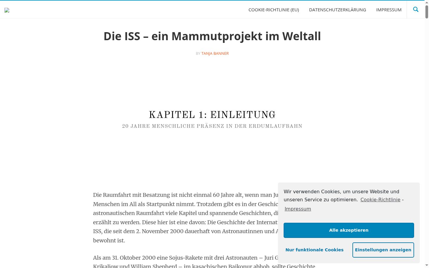 Screenshot tal-banner tal-kunsens muri qabel kwalunkwe interazzjoni