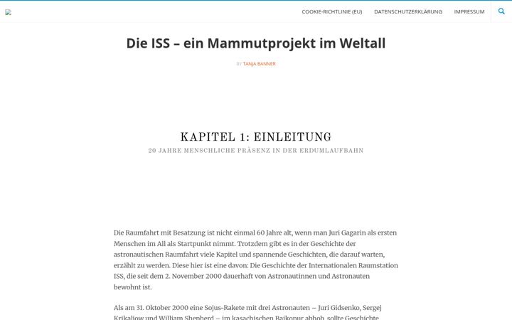 Screenshot of iss20.de