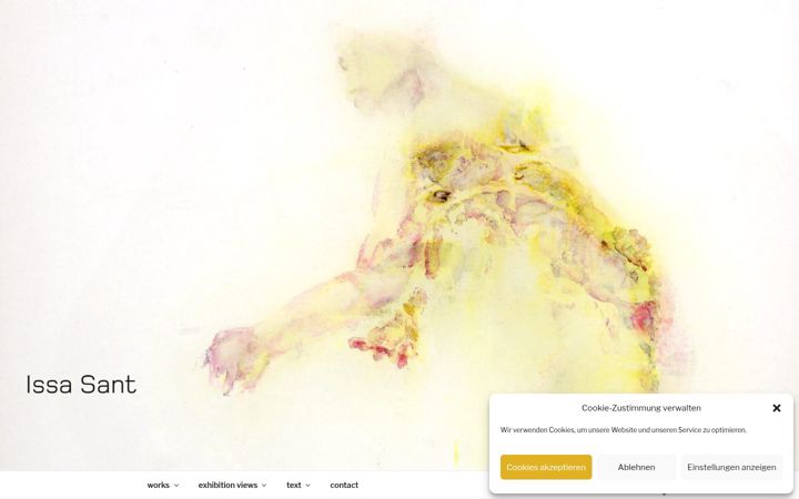Screenshot of issa-sant.de