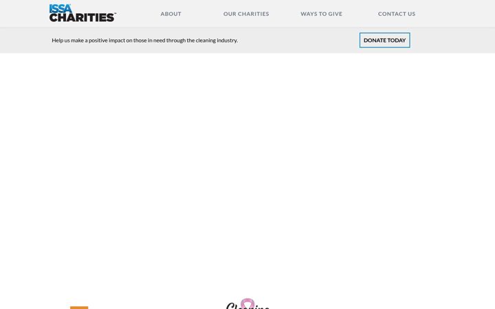 Screenshot of issacharities.org