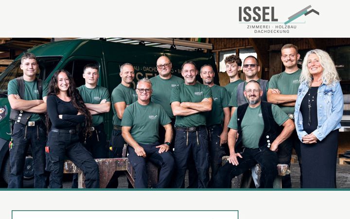 Screenshot of issel-gmbh.de