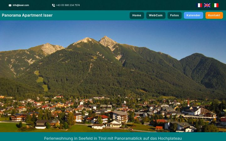 Screenshot of isser.com