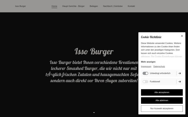 Screenshot of issoburger.de