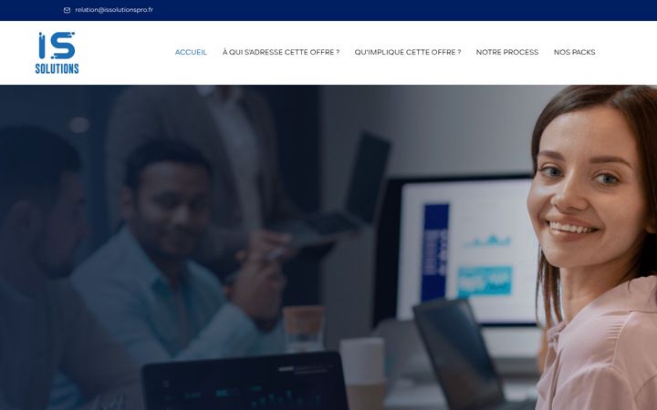 Screenshot of issolutionspro.fr
