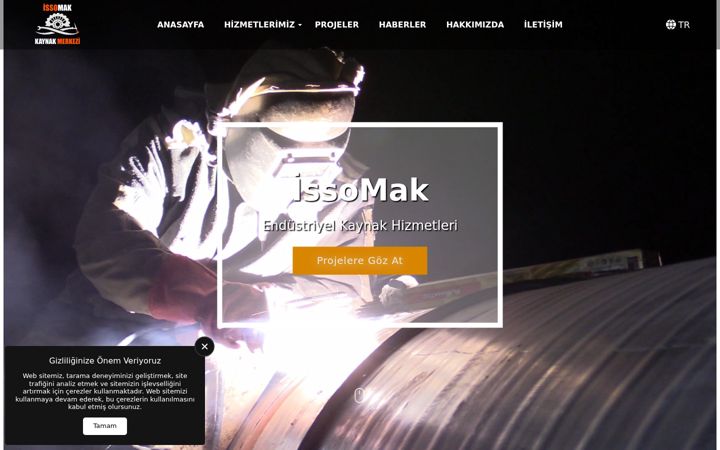 Screenshot of issomak.com