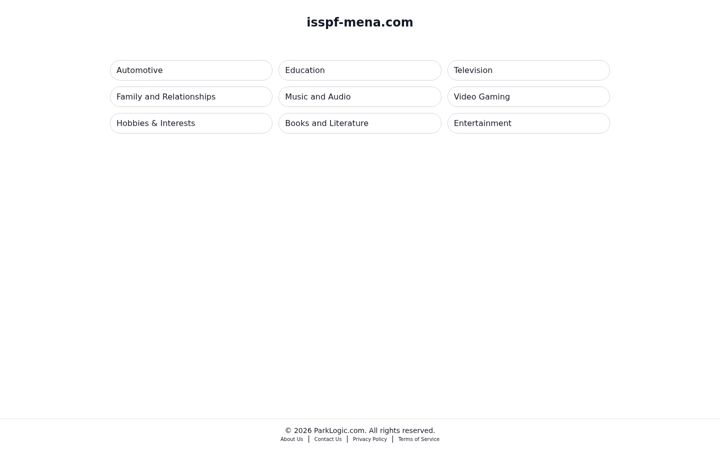 Screenshot of isspf-mena.com