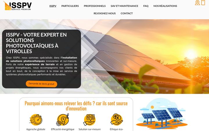 Screenshot of isspv.fr
