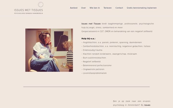 Screenshot of issuesmettissues.nl