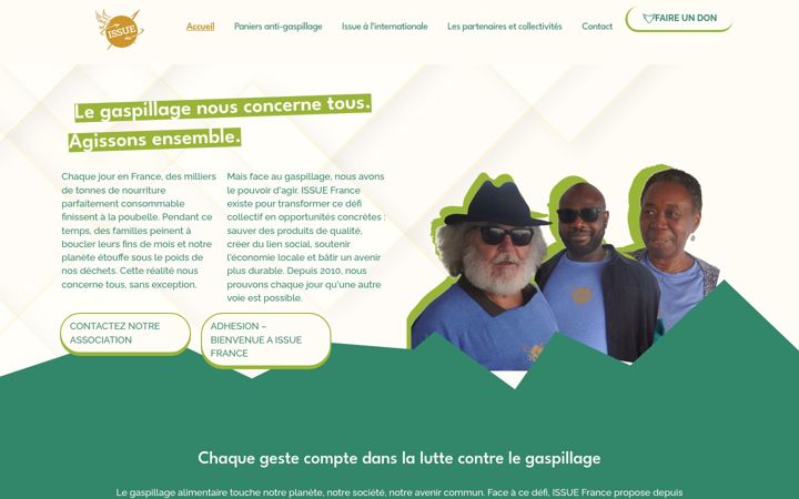 Screenshot of issuesolutions.com