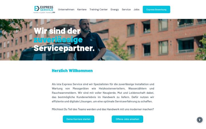 Screenshot of ista-express.de