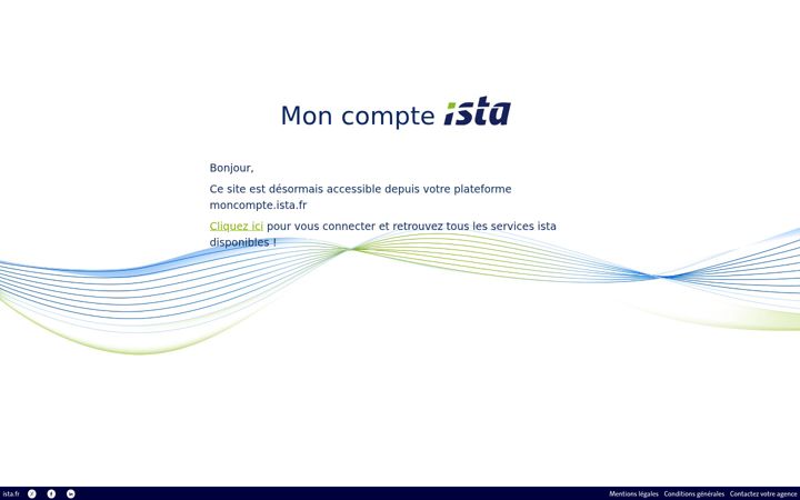 Screenshot of ista-services.fr