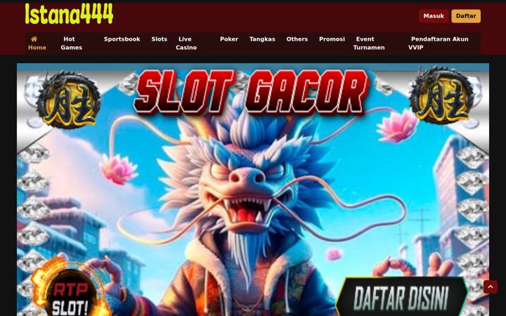 Screenshot of istana444.com