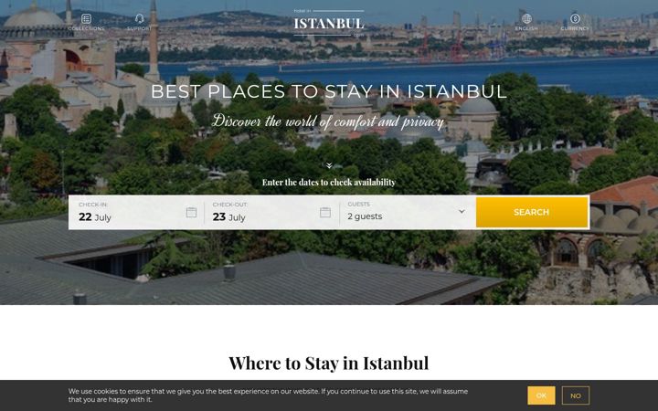 Screenshot of istanbul-turkeyhotels.com
