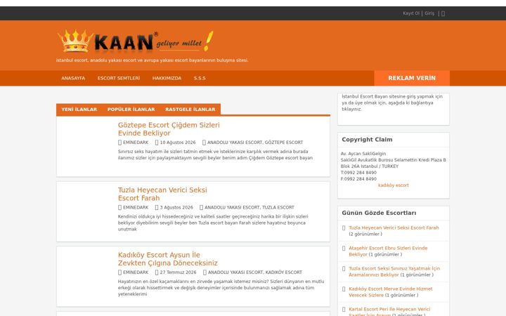 Screenshot of istanbulescorttu.com