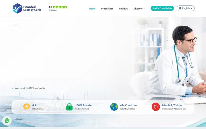 Screenshot of istanbuliclinic.com