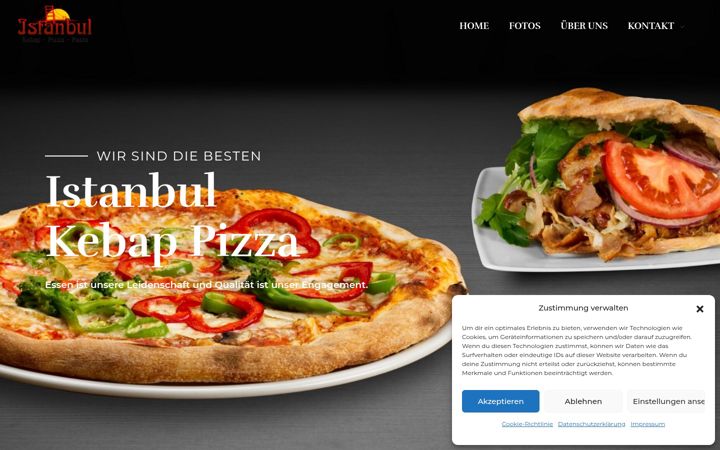 Screenshot of istanbulkebappizza.de