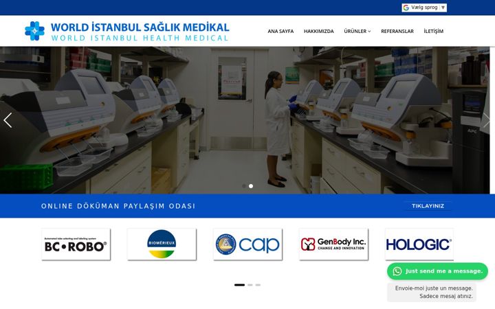 Screenshot of istanbulsaglikmed.com