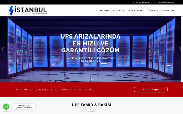 Screenshot of istanbulups.com
