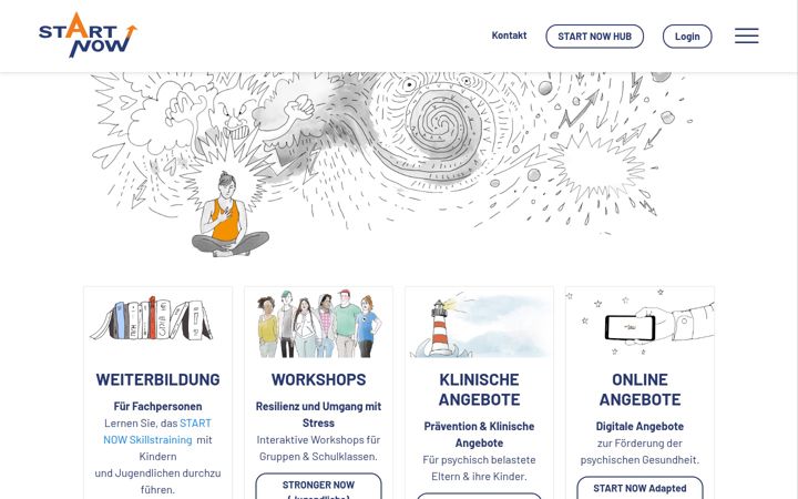 Screenshot of istartnow.ch