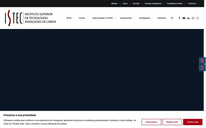 Screenshot of istec.pt
