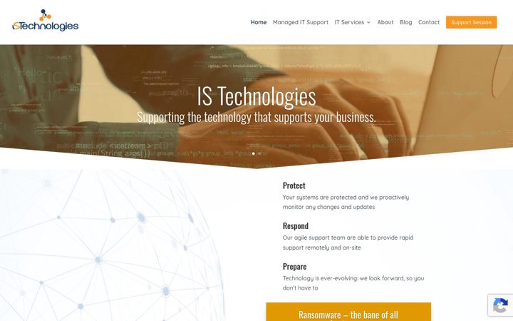 Screenshot of istechnologies.co.uk