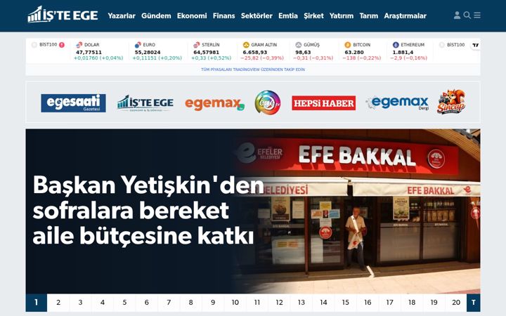 Screenshot of isteege.com.tr