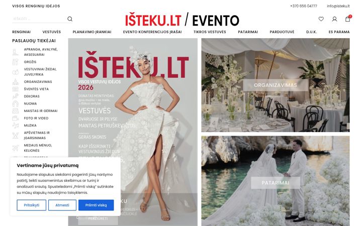 Posnetek zaslona isteku.lt