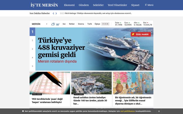 Screenshot of istemersin.com