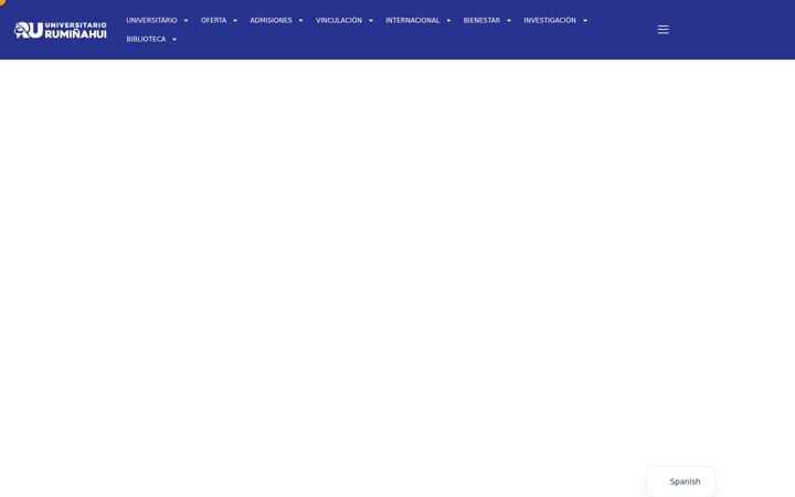 Screenshot of ister.edu.ec