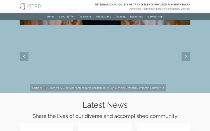 Screenshot of istfp.org