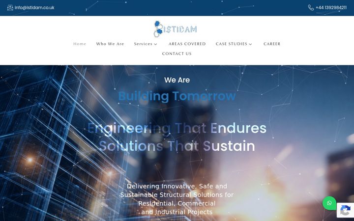 Screenshot of istidam.co.uk