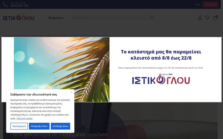 Screenshot of istikoglou.gr
