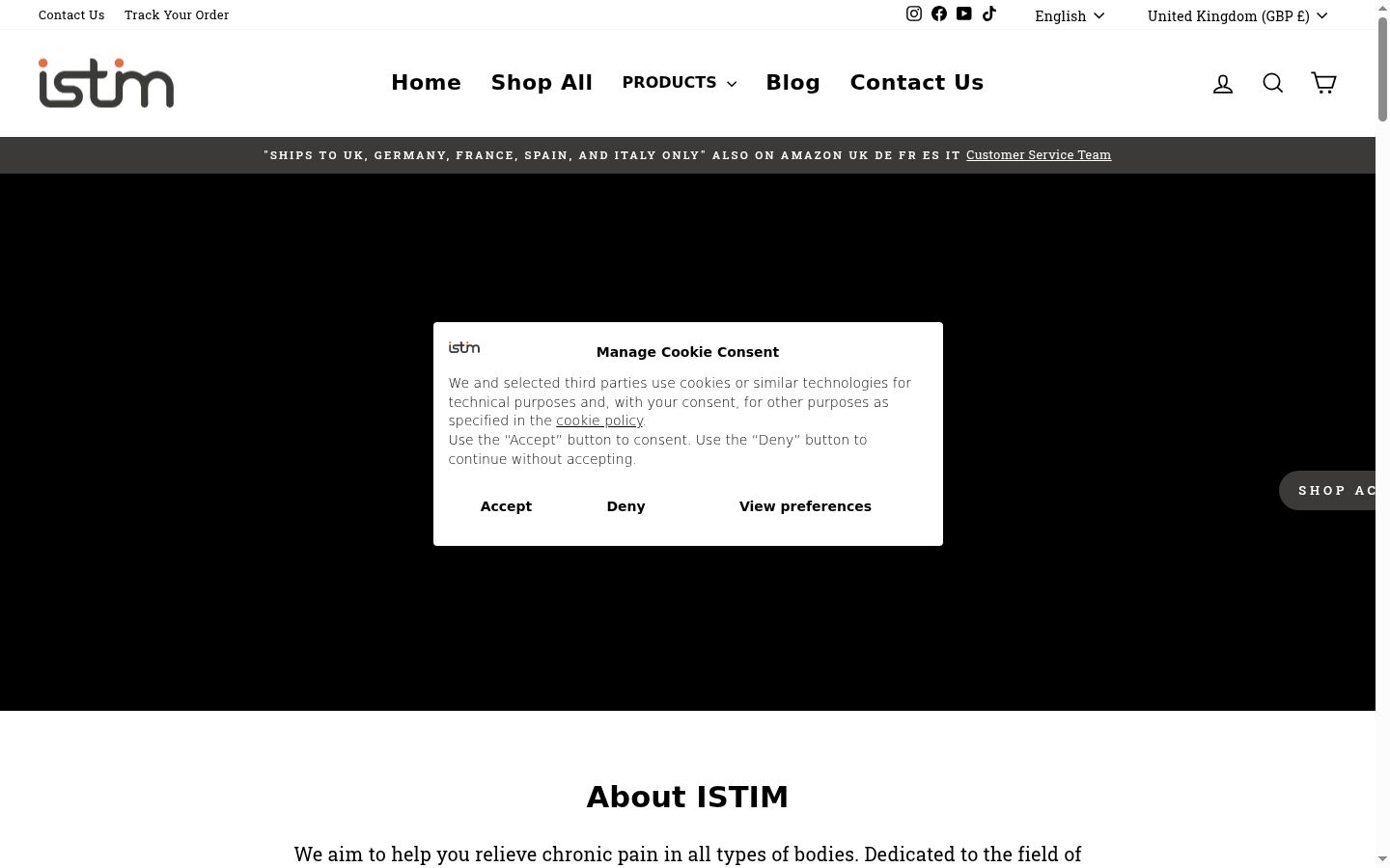 Screenshot tal-banner tal-kunsens muri qabel kwalunkwe interazzjoni