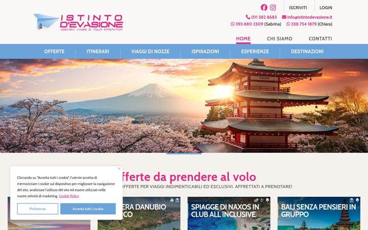 Screenshot of istintodevasione.com