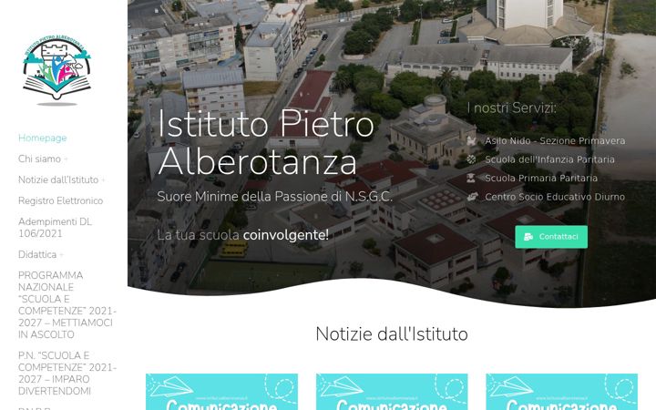 Screenshot of istitutoalberotanza.it